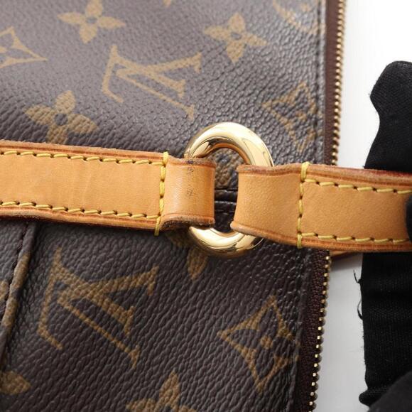 LOUIS VUITTON Brown Monogram Leather Tote Bag - Picture 9 of 11
